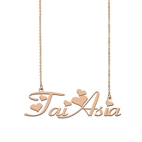 taiasia name necklace custom nameplate pendant for women girls birthday gift kids friends jewelry 18k gold plated stainless steel, Silver
taiasia name necklace custom nameplate pendant for women girls birthday gift kids friends jewelry 18k gold plated stainless steel, Silver