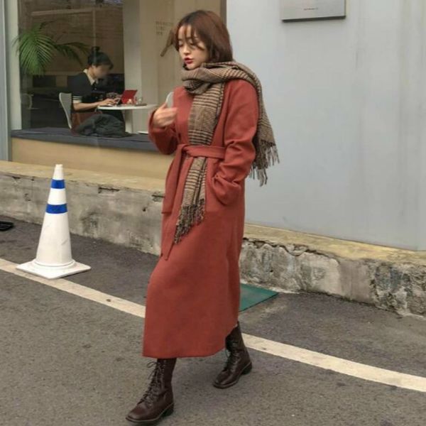 women winter long red overcoat cristmas parka coat plus size loose notched cardigan raincoat manteau femme hiver abrigo mujer 201103, Black
women winter long red overcoat cristmas parka coat plus size loose notched cardigan raincoat manteau femme hiver abrigo mujer 201103, Black
