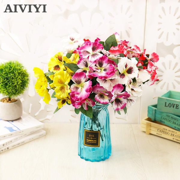 european decorative fake flower creative simulation pansy decorative floral home flower green plant
european decorative fake flower creative simulation pansy decorative floral home flower green plant