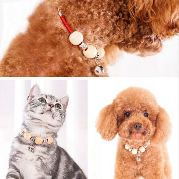 dog collars & leashes colorful wooden cat bells pet supplies adjustable collar buckle anti-lost accessories
dog collars & leashes colorful wooden cat bells pet supplies adjustable collar buckle anti-lost accessories
