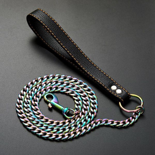 dog collars & leashes colorful heavy duty chain for big dogs pitbull gold stainless steel leash with leather handle pet stuff accessories
dog collars & leashes colorful heavy duty chain for big dogs pitbull gold stainless steel leash with leather handle pet stuff accessories