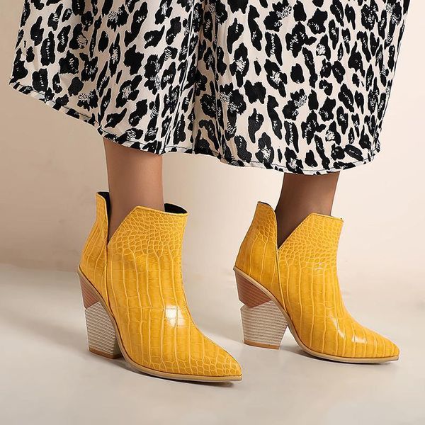 boots vertvie women ankle autumn shoes for woman pu leather slip on thick heel ladies winter snake pattern women's boots1, Black
boots vertvie women ankle autumn shoes for woman pu leather slip on thick heel ladies winter snake pattern women's boots1, Black
