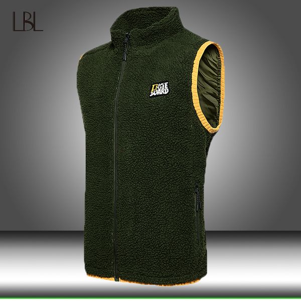 men waistcoats autumn sleeveless jacket mens outerwear zipper coats fleece vest casual winter warm lamb cashmere jackets, Black;white
men waistcoats autumn sleeveless jacket mens outerwear zipper coats fleece vest casual winter warm lamb cashmere jackets, Black;white