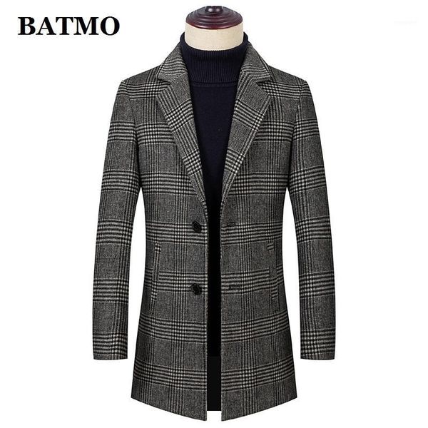 batmo 2020 new arrival winter&autumn wool plaid trench coat men, wool plaid jackets men 19151, Black
batmo 2020 new arrival winter&autumn wool plaid trench coat men, wool plaid jackets men 19151, Black