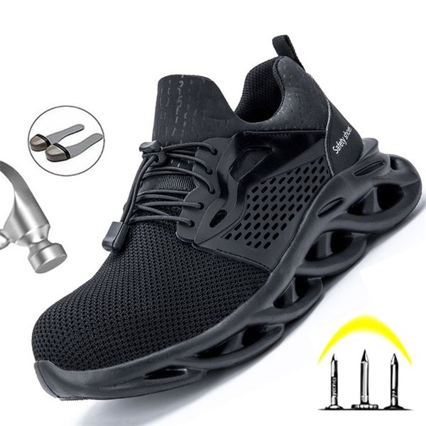 men's men lightweight safety steel toe anti-smashing work boots indestructible shoes 48 y200915, Black;brown
men's men lightweight safety steel toe anti-smashing work boots indestructible shoes 48 y200915, Black;brown