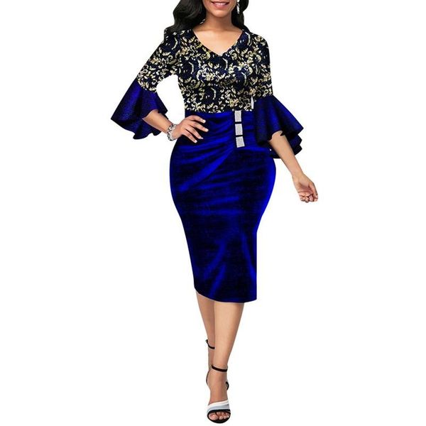 woman dress 2021 new spring casual flare sleeve slim office pencil dresses elegant vintage print v neck long party dress, Black;gray
woman dress 2021 new spring casual flare sleeve slim office pencil dresses elegant vintage print v neck long party dress, Black;gray