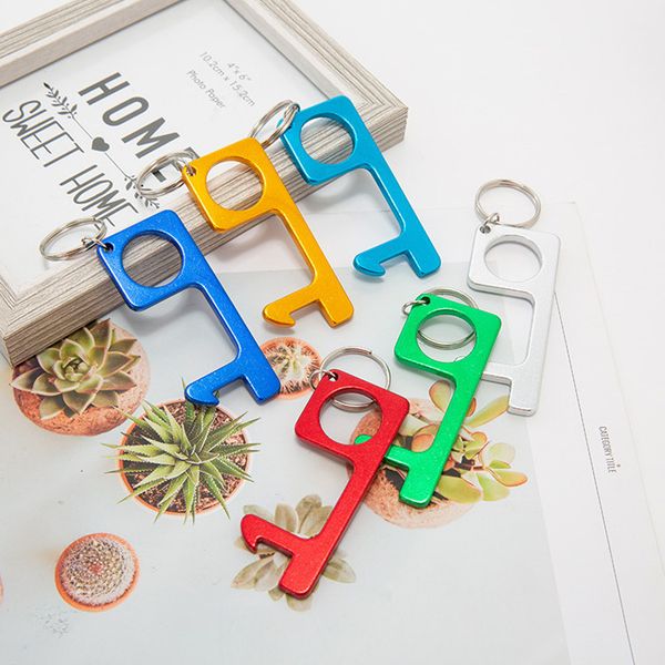 contactless key chain operner door opener metal pendant opener press non-touch press elevator tool keychain
contactless key chain operner door opener metal pendant opener press non-touch press elevator tool keychain
