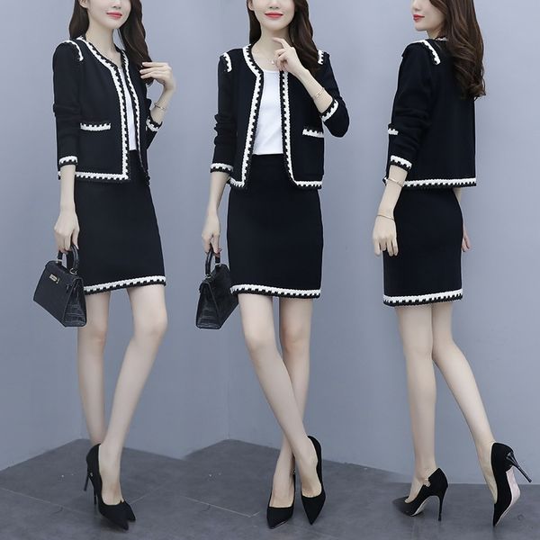 g6kp8 fat mm women's fall/winter 2020 new fashion socialite graceful suit short skirt skirt short sweater two-piece sweater suit 4hdvq, Black;gray
g6kp8 fat mm women's fall/winter 2020 new fashion socialite graceful suit short skirt skirt short sweater two-piece sweater suit 4hdvq, Black;gray