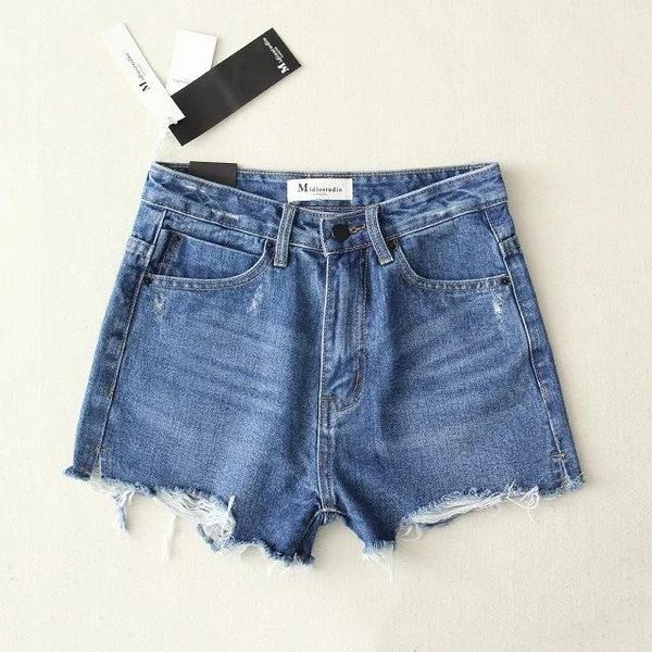 women's jeans fashion mid waist shorts for loose summer womens ripped pockets big size denim, Blue
women's jeans fashion mid waist shorts for loose summer womens ripped pockets big size denim, Blue