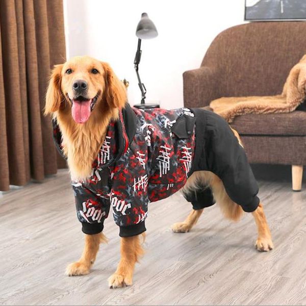 big dog clothes winter warm pet dog hoodie snowsuit large padded coat for alaska labrador
big dog clothes winter warm pet dog hoodie snowsuit large padded coat for alaska labrador