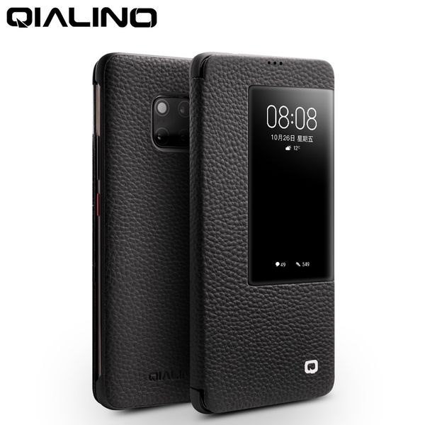 qialino ultra-thin genuine leather flip case pro luxury phone cover with smart view for huawei mate 20 x
qialino ultra-thin genuine leather flip case pro luxury phone cover with smart view for huawei mate 20 x