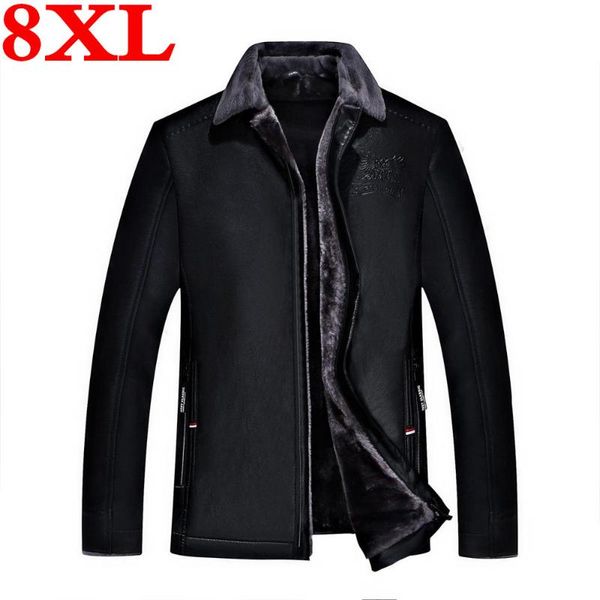 plus size 8xl 7xl new 6xl winter thick garment casual flocking men's clothing leather jacket men, Black
plus size 8xl 7xl new 6xl winter thick garment casual flocking men's clothing leather jacket men, Black