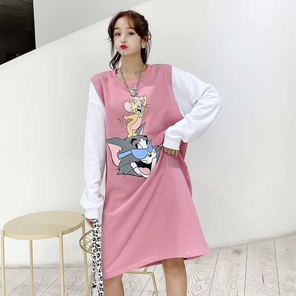 sdmtm 2020 autumn and winter new sweater patchwork sleeve dress round long skirt casual women's neck mid-length sweatersweater fashion, Black
sdmtm 2020 autumn and winter new sweater patchwork sleeve dress round long skirt casual women's neck mid-length sweatersweater fashion, Black