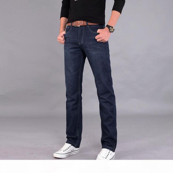 2018 autumn and winter men's denim jeans straight pants jeans men in dark blue #501
2018 autumn and winter men's denim jeans straight pants jeans men in dark blue #501