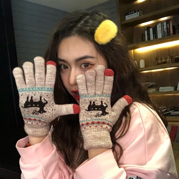 mr. evil christmas gift fawn points knitting gloves girl cute plush autumn winter warm riding tide, Blue;gray
mr. evil christmas gift fawn points knitting gloves girl cute plush autumn winter warm riding tide, Blue;gray