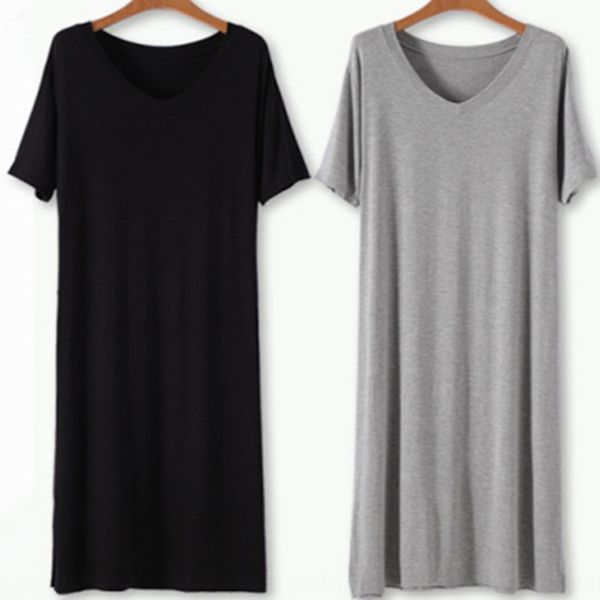 2020 summer new student short sleeve solid color long casual women's temperament v-neck dress dresslong skirt dress dress utk3a, Black;gray
2020 summer new student short sleeve solid color long casual women's temperament v-neck dress dresslong skirt dress dress utk3a, Black;gray