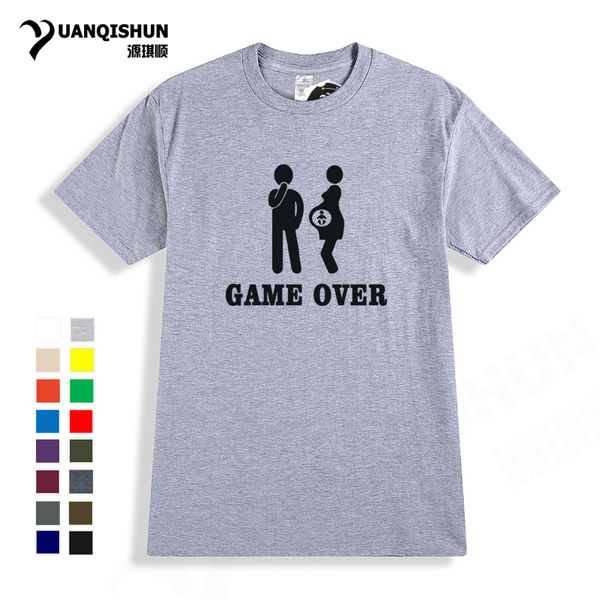sport 2018 new 16 colors cotton t-shirt print women men baby and letter game over t shirt brand clothing funny pregnancy tshirt xs-3xl
sport 2018 new 16 colors cotton t-shirt print women men baby and letter game over t shirt brand clothing funny pregnancy tshirt xs-3xl