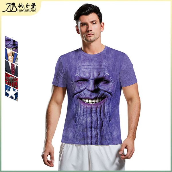 spring and summer fashion casual spider 3d digital printing slim short sve round neck t-shirt, Black
spring and summer fashion casual spider 3d digital printing slim short sve round neck t-shirt, Black