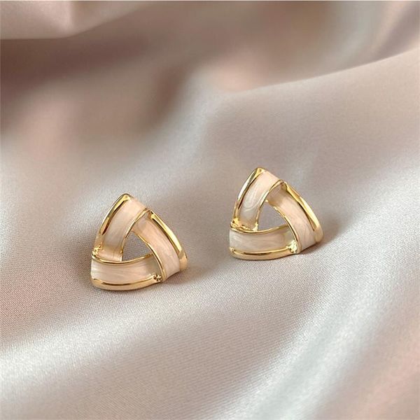 geometric triangle earrings contracted small temperament female jewelry earring women trendy push-back zinc alloy metal round, Golden;silver
geometric triangle earrings contracted small temperament female jewelry earring women trendy push-back zinc alloy metal round, Golden;silver