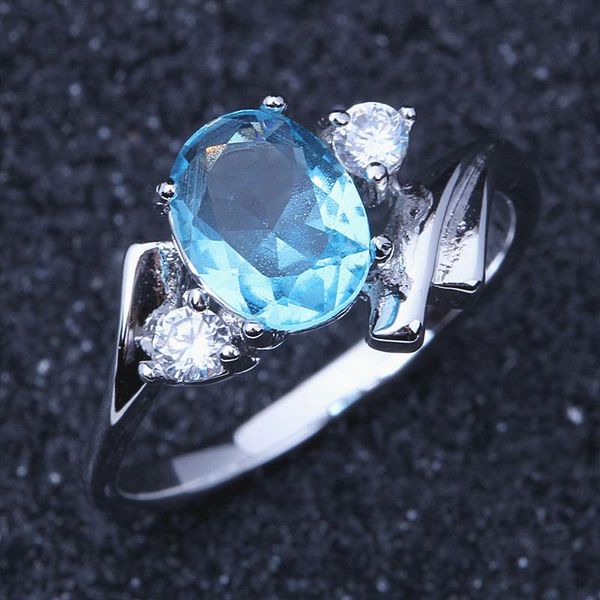 wedding rings oval blue cz crystals for women micro paved zircon engagement female anel bague femme j273, Slivery;golden
wedding rings oval blue cz crystals for women micro paved zircon engagement female anel bague femme j273, Slivery;golden