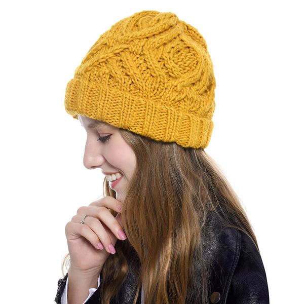 new women winter autumn warm soft beanie thick line knitted hat pure color caps female fashion accessories, Blue;gray
new women winter autumn warm soft beanie thick line knitted hat pure color caps female fashion accessories, Blue;gray
