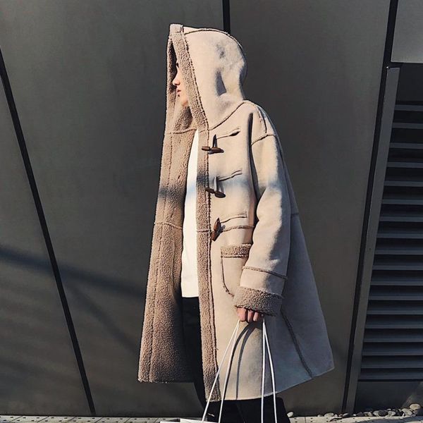 men's fur & faux splice hooded men punk coat jackets autumn leather overcoats long man jaqueta masculina couro, Black
men's fur & faux splice hooded men punk coat jackets autumn leather overcoats long man jaqueta masculina couro, Black