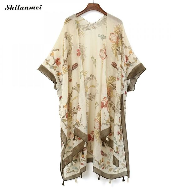 summer kimono cardigan mujer boho beach tassel floral shirt women's kimono long cardigan feminino blouse bohemian beach y200622, White
summer kimono cardigan mujer boho beach tassel floral shirt women's kimono long cardigan feminino blouse bohemian beach y200622, White