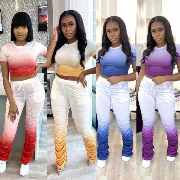 tmustobe gradient color printing set fashion home tracksuit waistless short + slim pleating flare pants 2 piece outfits1, White
tmustobe gradient color printing set fashion home tracksuit waistless short + slim pleating flare pants 2 piece outfits1, White