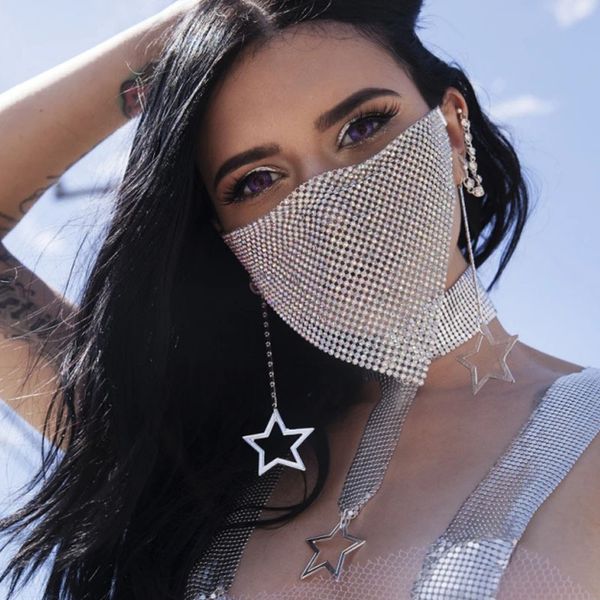 fashion ol street p shining micro unique rhinestone diamond jewelry necklace face mask swimsuit bandage bathing suits pad
fashion ol street p shining micro unique rhinestone diamond jewelry necklace face mask swimsuit bandage bathing suits pad