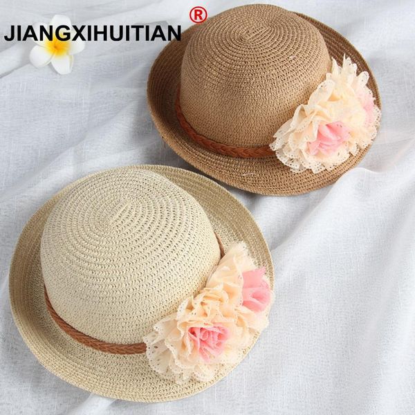 wholesale summer kids floral straw hats fedora hat children visor beach sun baby girls sunhat wide brim floppy panama for girl bbyfww, Black;white
wholesale summer kids floral straw hats fedora hat children visor beach sun baby girls sunhat wide brim floppy panama for girl bbyfww, Black;white