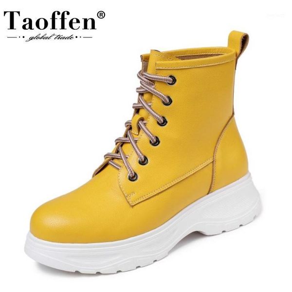 taoffen real leather women ankle boots round toe flat heel shoes warm boots women daily footwear size 34-421, Black
taoffen real leather women ankle boots round toe flat heel shoes warm boots women daily footwear size 34-421, Black