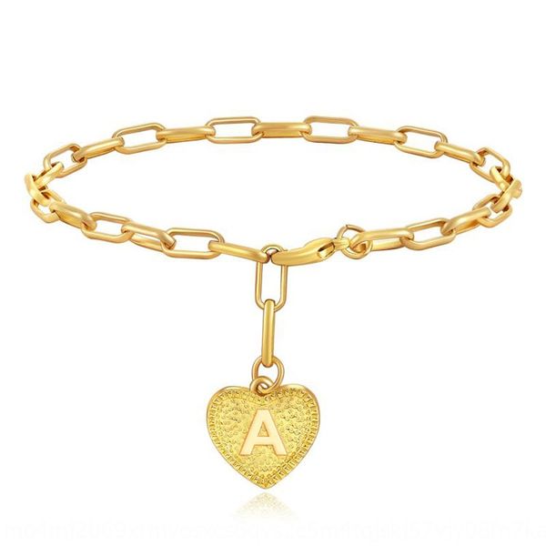 new style 26 letter female love heart shape peach heart hand jewelry copper chain couple creativity bracelet braceletbracelet braceleta to z, Golden;silver
new style 26 letter female love heart shape peach heart hand jewelry copper chain couple creativity bracelet braceletbracelet braceleta to z, Golden;silver
