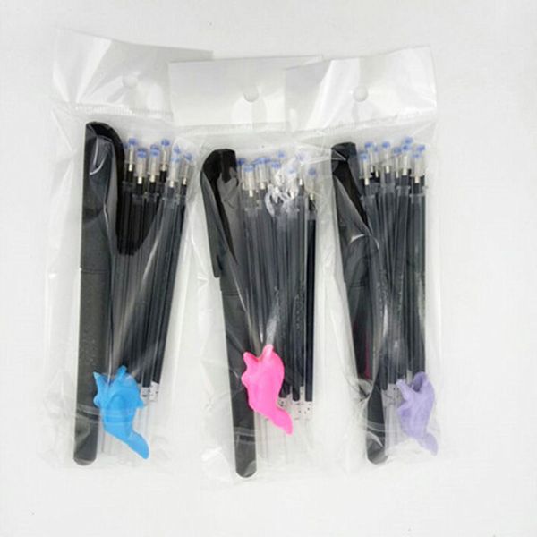 10pcs/set faded refills 0.5mm magic automatic vanishing gel pen refill with a pen handle for writting school supplies stationery
10pcs/set faded refills 0.5mm magic automatic vanishing gel pen refill with a pen handle for writting school supplies stationery