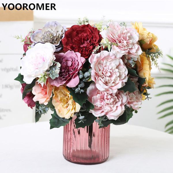 yooromer 5 peony bouquet decoration simulation flower decoration family wedding birthday party decorations artificial flowers
yooromer 5 peony bouquet decoration simulation flower decoration family wedding birthday party decorations artificial flowers