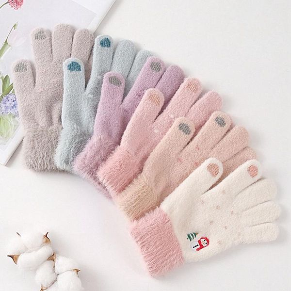 fleece full-finger gloves, winter new warm gloves, female cartoon snowman gloves, Blue;gray
fleece full-finger gloves, winter new warm gloves, female cartoon snowman gloves, Blue;gray