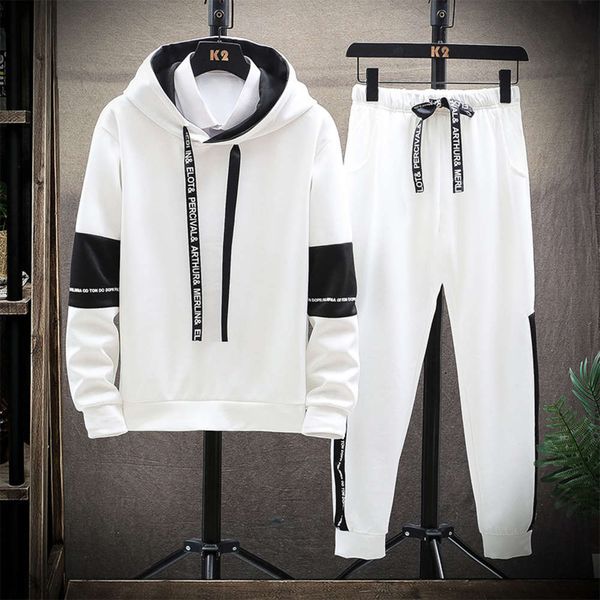 suit spring sweater and men's autumn korean fashion student hoodie youth casual sportswear two piece set, Gray
suit spring sweater and men's autumn korean fashion student hoodie youth casual sportswear two piece set, Gray