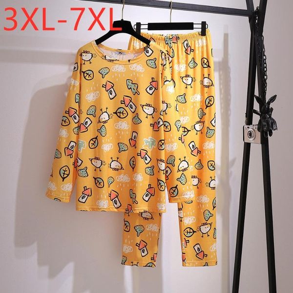new ladies autumn winter plus size pajamas sets for women large loose yellow t-shirt and pants home wear suit 4xl 5xl 6xl 7xl, Gray
new ladies autumn winter plus size pajamas sets for women large loose yellow t-shirt and pants home wear suit 4xl 5xl 6xl 7xl, Gray