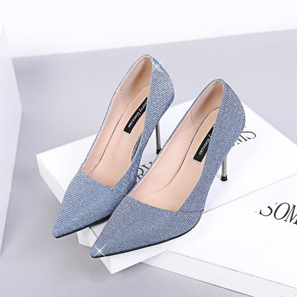 women shoes pointed toe pumps flock dress sequin fashion spring metal 9cm fine high heels boat shoes basic office party1, Black
women shoes pointed toe pumps flock dress sequin fashion spring metal 9cm fine high heels boat shoes basic office party1, Black