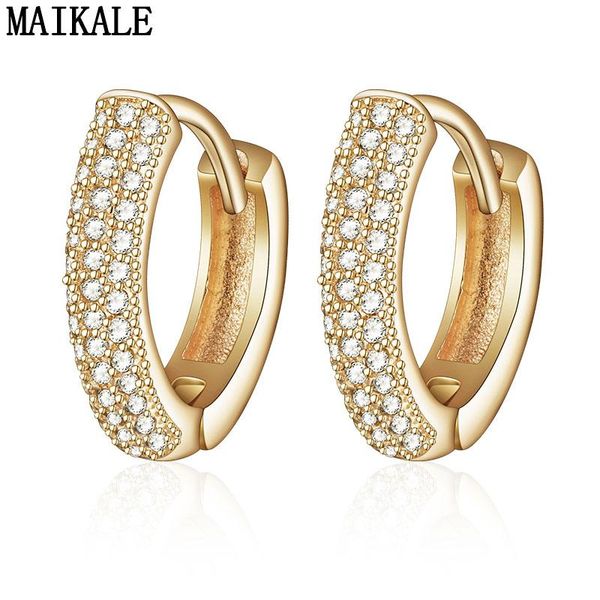 hoop & huggie maikale luxury round earrings cubic zirconia gold silver color small fashion for women jewelry anniversary gift, Golden;silver
hoop & huggie maikale luxury round earrings cubic zirconia gold silver color small fashion for women jewelry anniversary gift, Golden;silver