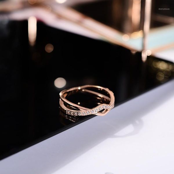 cluster rings yun ruo 2021 cnc zircon crystal cross ring rose gold color fashion titanium steel jewelry wedding birthday gift woman not fade, Golden;silver
cluster rings yun ruo 2021 cnc zircon crystal cross ring rose gold color fashion titanium steel jewelry wedding birthday gift woman not fade, Golden;silver
