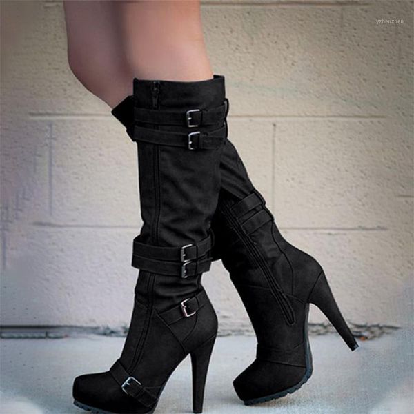 boots women knee high women's 2021 winter platform female belt buckle ladies thin heel woman autumn non slip shoes1, Black
boots women knee high women's 2021 winter platform female belt buckle ladies thin heel woman autumn non slip shoes1, Black