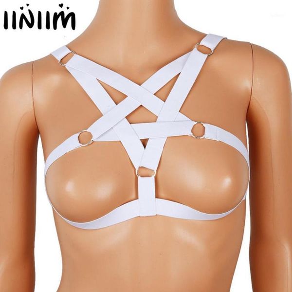 iiniim women bondage criss cross exotic lingerie cupless open bra hollow out see through cage upper body chest harness1, Red;black
iiniim women bondage criss cross exotic lingerie cupless open bra hollow out see through cage upper body chest harness1, Red;black
