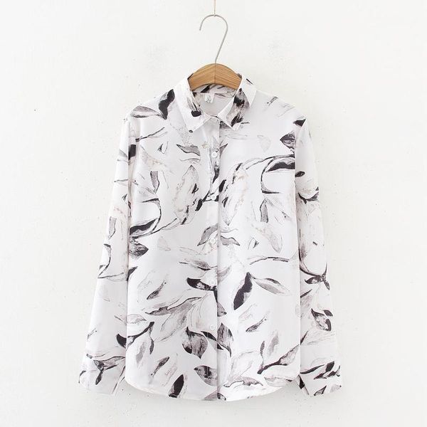 2021 summer floral chiffon shirts women blouses long sleeve shirt camisas femininas female fashion shirt, White
2021 summer floral chiffon shirts women blouses long sleeve shirt camisas femininas female fashion shirt, White
