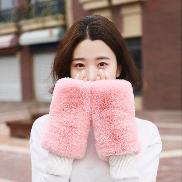 five fingers gloves leopard print cute warm faux fur plush fingerless mittens women men girl fashion velvet lining dw42, Blue;gray
five fingers gloves leopard print cute warm faux fur plush fingerless mittens women men girl fashion velvet lining dw42, Blue;gray