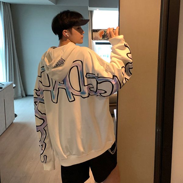 2021 new privathinker men's casual oversize letter printed hoodie korean streetwear hooded sweatshirts hip hop 3shf, Black
2021 new privathinker men's casual oversize letter printed hoodie korean streetwear hooded sweatshirts hip hop 3shf, Black