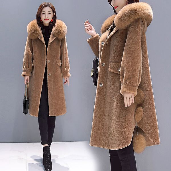 women mink women's solid collar from the winter fake fur coat lady casual jacket rwrk, Black
women mink women's solid collar from the winter fake fur coat lady casual jacket rwrk, Black