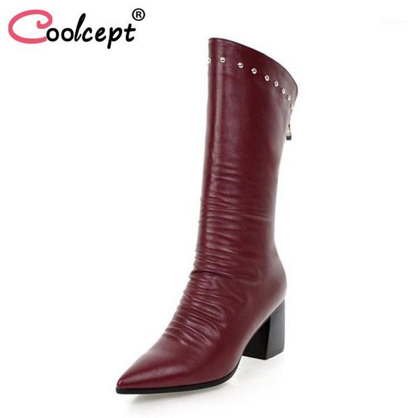boots coolcept size 33-43 women short fur warm winter women's shoes rivets half fashion ladies footwear1, Black
boots coolcept size 33-43 women short fur warm winter women's shoes rivets half fashion ladies footwear1, Black