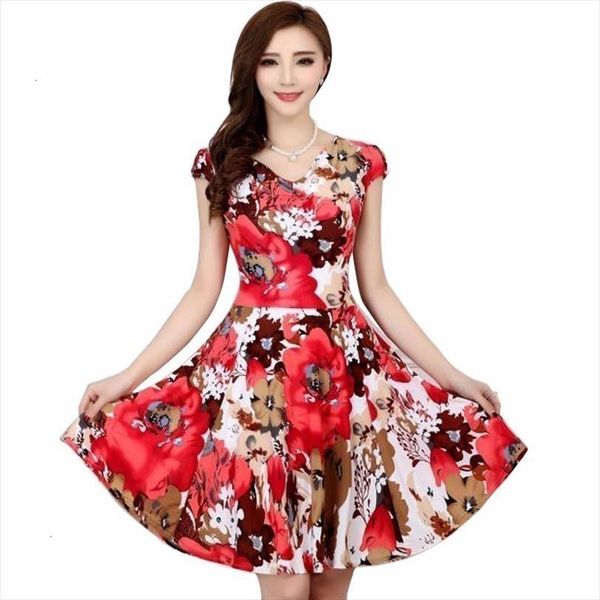 fashion 2020 women floral print short sleeve v neck slim casual sundress plus size beach dress bohemian style designer clothes, Black;gray
fashion 2020 women floral print short sleeve v neck slim casual sundress plus size beach dress bohemian style designer clothes, Black;gray