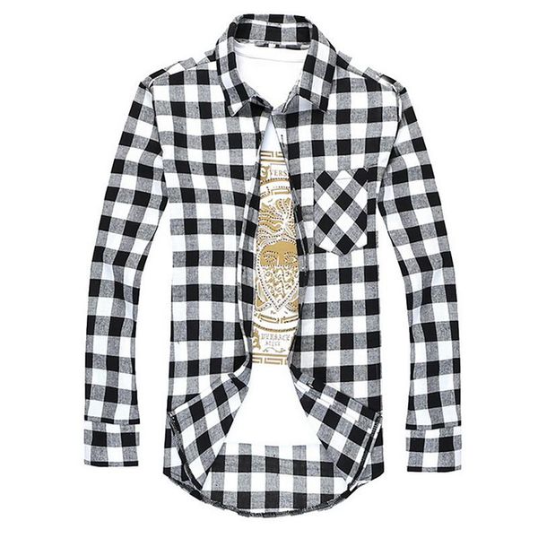 classic plaid shirts 2020 long sleeve men shirts summer fashion chemise homme mens checkered short sleeve shirt camisa, White;black
classic plaid shirts 2020 long sleeve men shirts summer fashion chemise homme mens checkered short sleeve shirt camisa, White;black