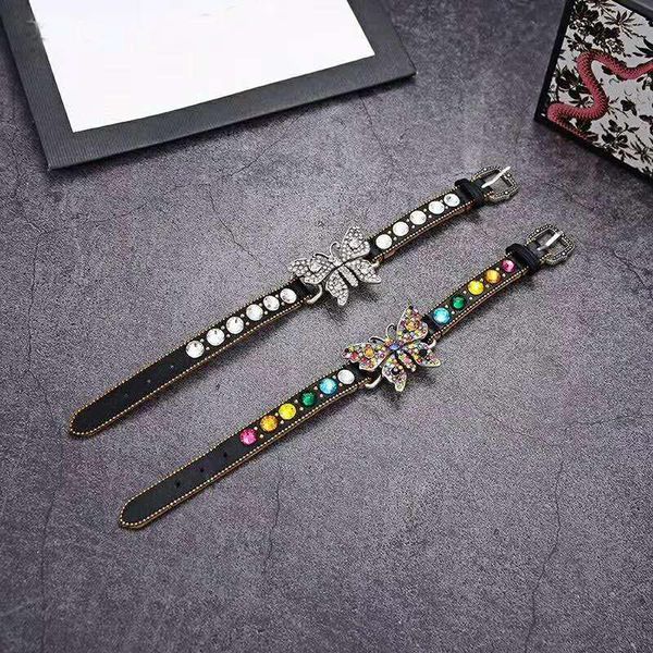 2020 fashion designer leather butterfly bracelet for women luxury jewelry good quality vintage multi-color zircon necklaces lady, Golden;silver
2020 fashion designer leather butterfly bracelet for women luxury jewelry good quality vintage multi-color zircon necklaces lady, Golden;silver